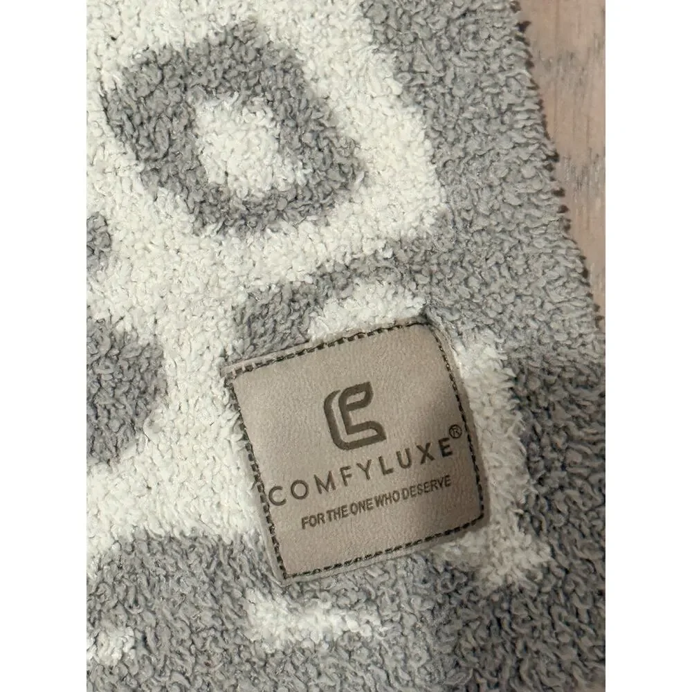 COMFYLUXE Leopard Pattern Luxury Soft Throw Blanket